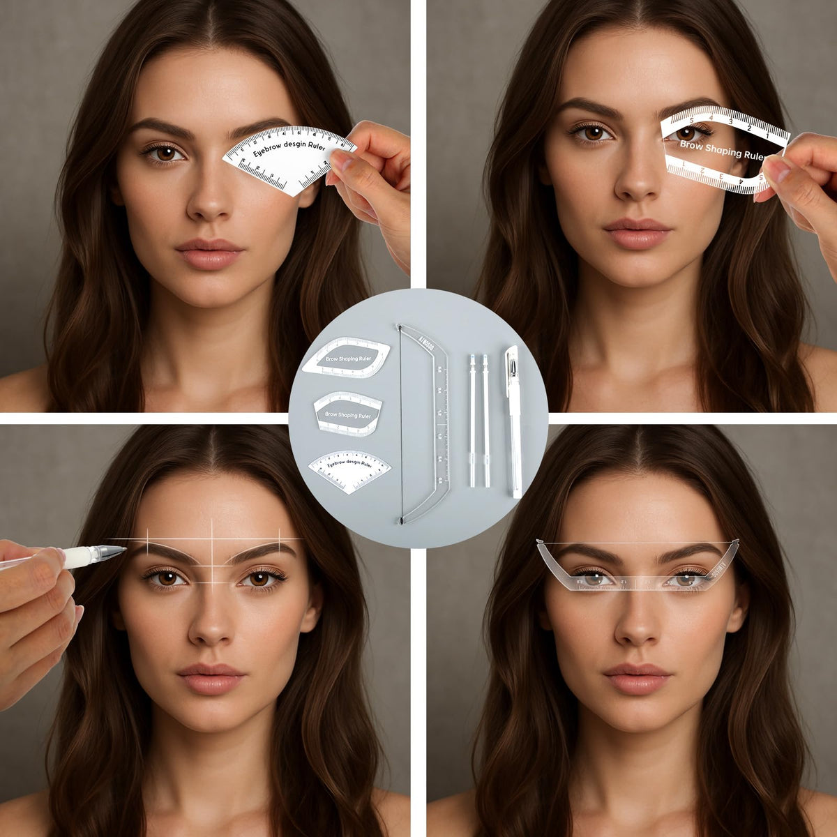 Lanties brow mapping pen 2pc set for clean, defined outlines.