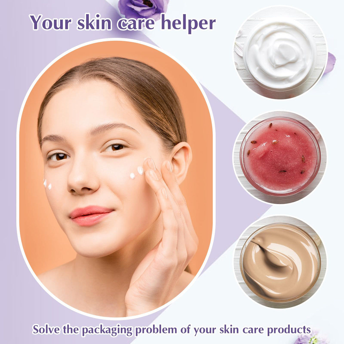 Lanties 1 oz containers ideal for creams and samples