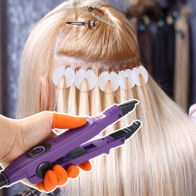 Lanties hair clip pack used to section hair during application.