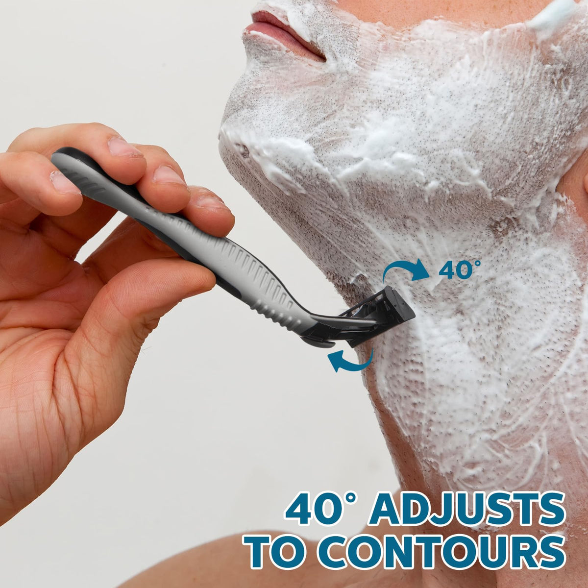 Lanties individually packaged razors form a convenient bulk set