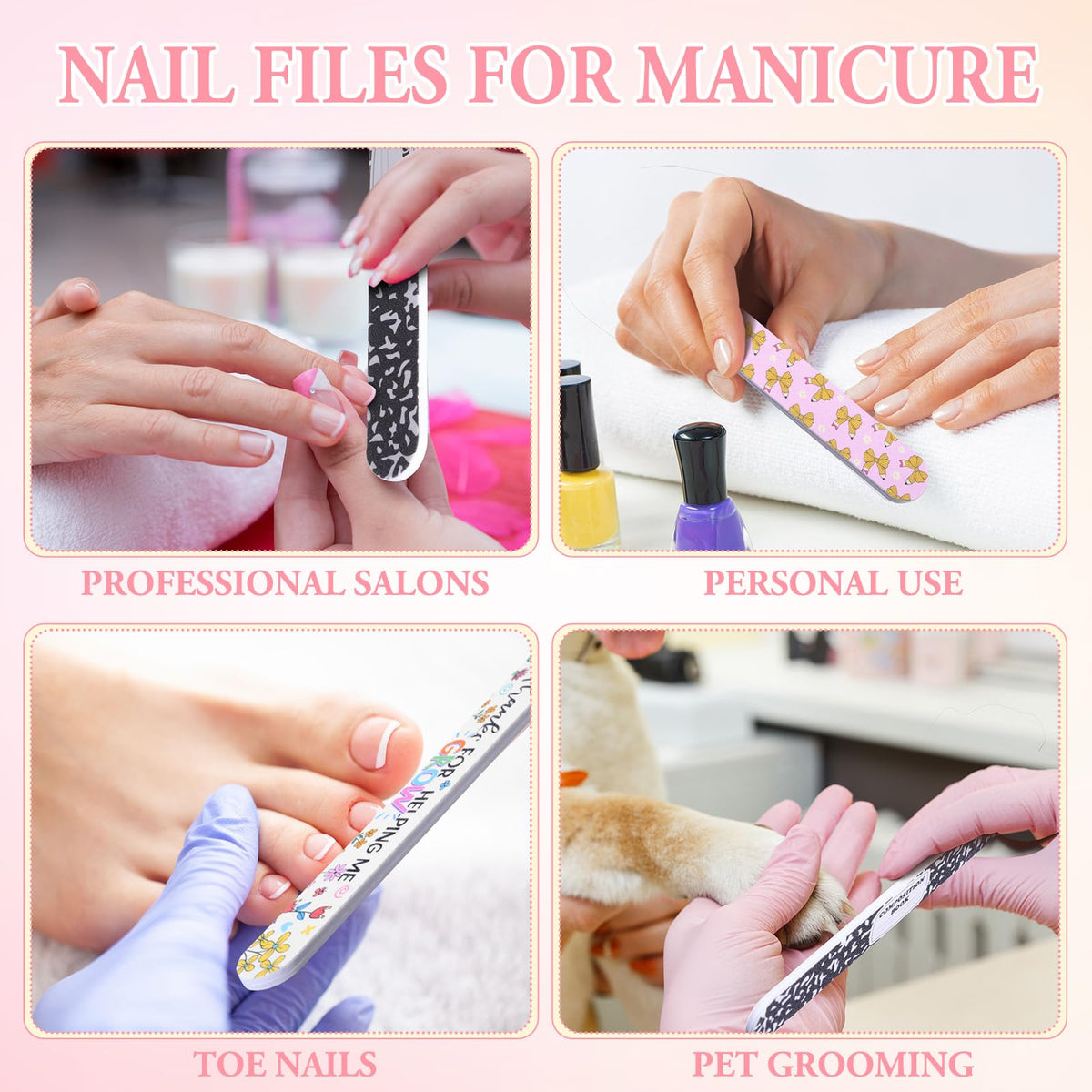 Lanties bulk nail files for party favors and office rewards