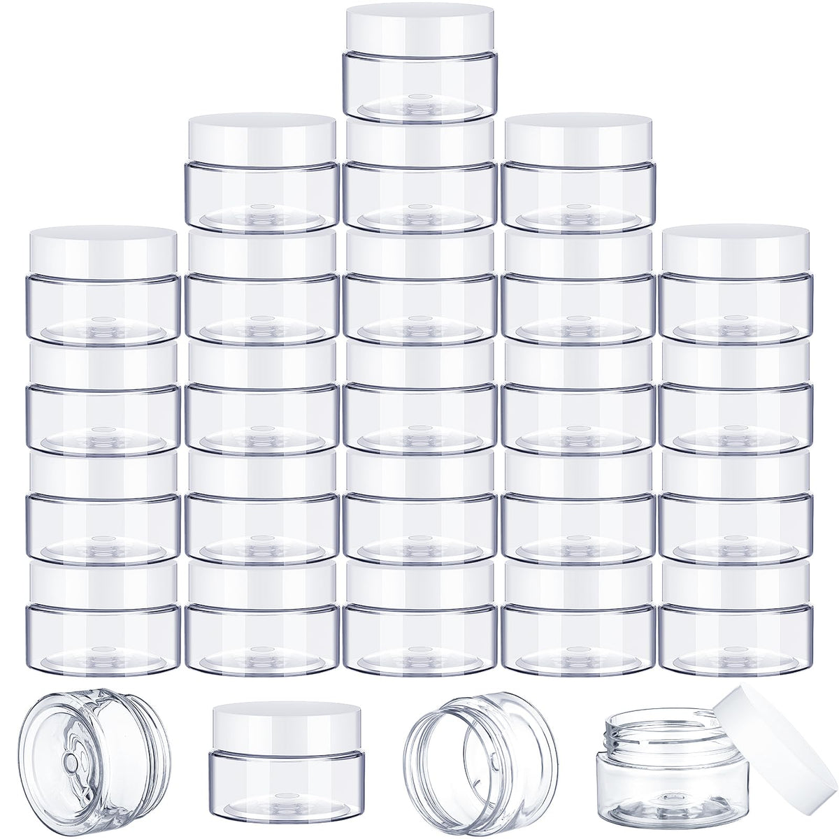 Lanties portable leakproof cosmetic containers for on-the-go use
