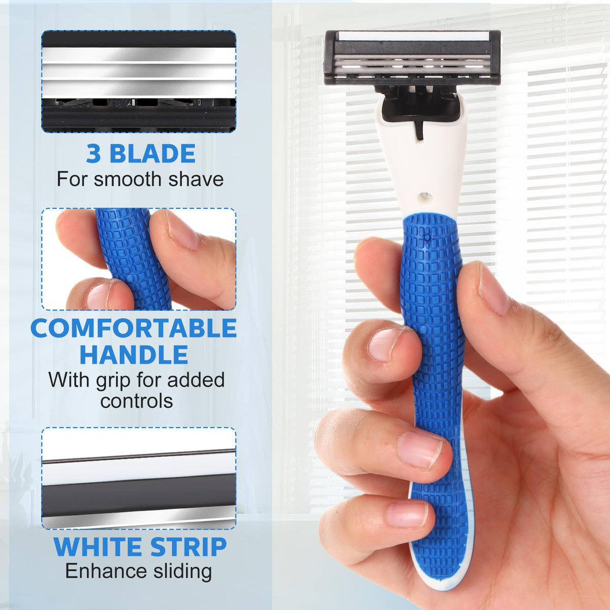 Lanties razor blade refills deliver close shaves for frequent use