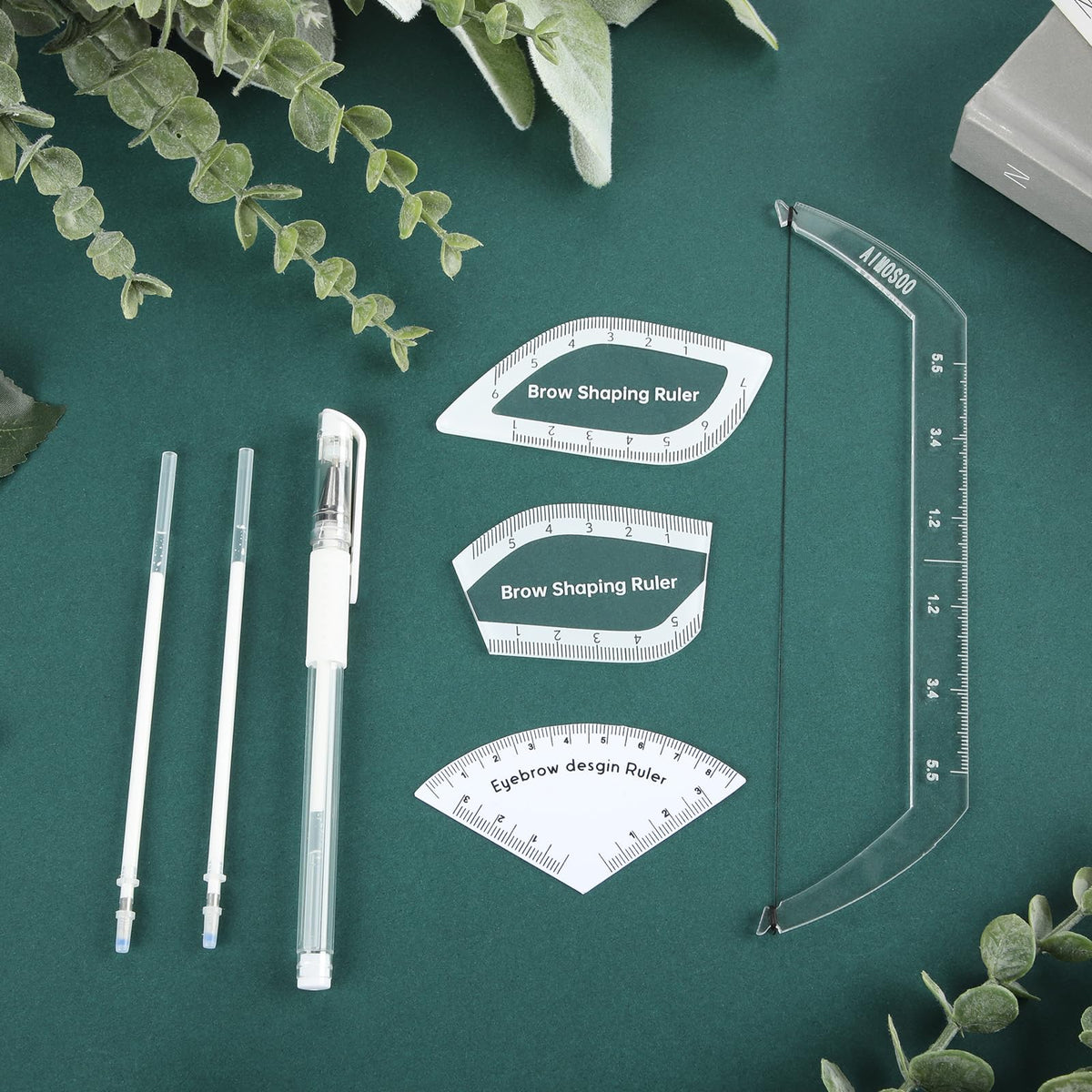 Lanties reusable eyebrow design tool speeds home grooming sessions.