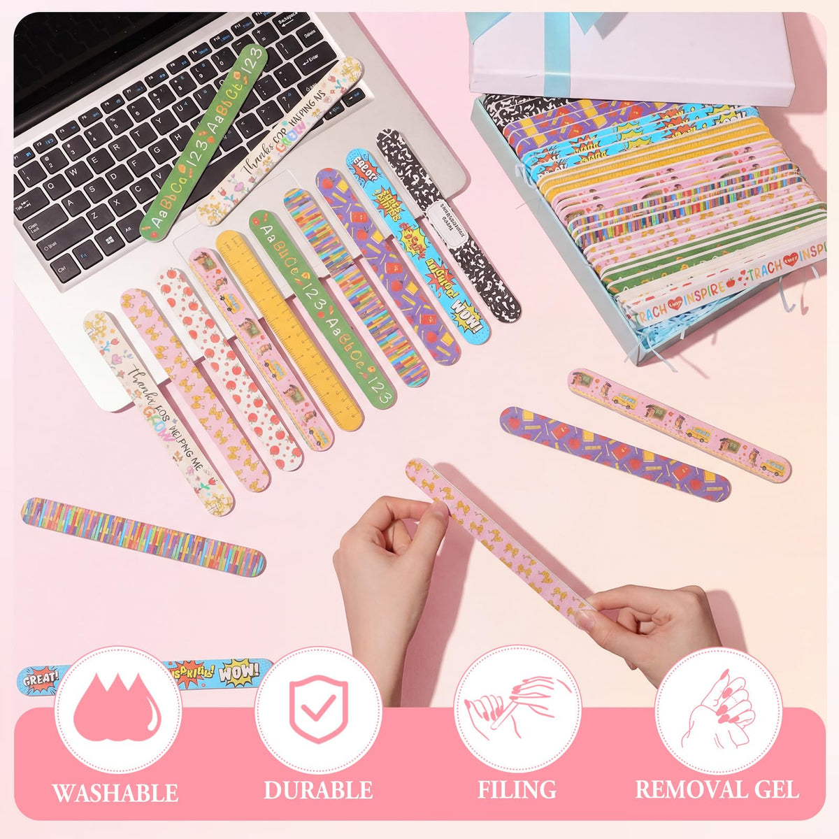 Lanties teacher appreciation gift nail files perfect for end-of-year