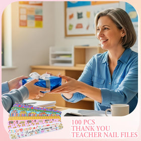 Lanties back-to-school themed nail files ideal for classroom moments