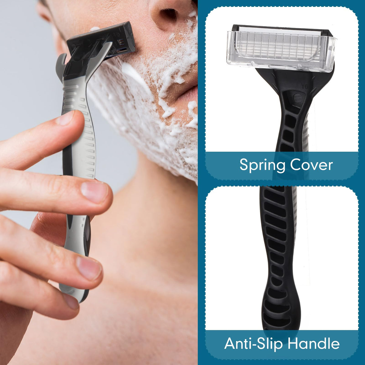 Lanties vitamin E glide strip activates with water for smoother glide