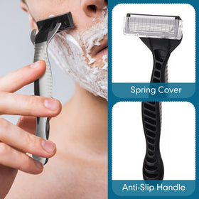 Lanties vitamin E glide strip activates with water for smoother glide