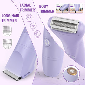 Lanumi facial head for precise cheeks lips and chin trimming