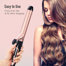 LANVIER heat settings from 300F to 450F for versatile styling.