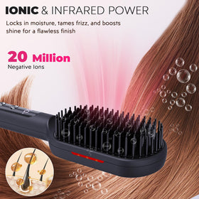 LANVIER ionic infrared technology reduces frizz and adds shine for a polished look.
