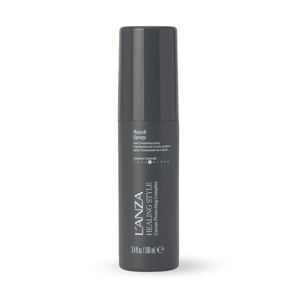 L’ANZA Healing Style Beach Spray bottle ready to create effortless texture and lift