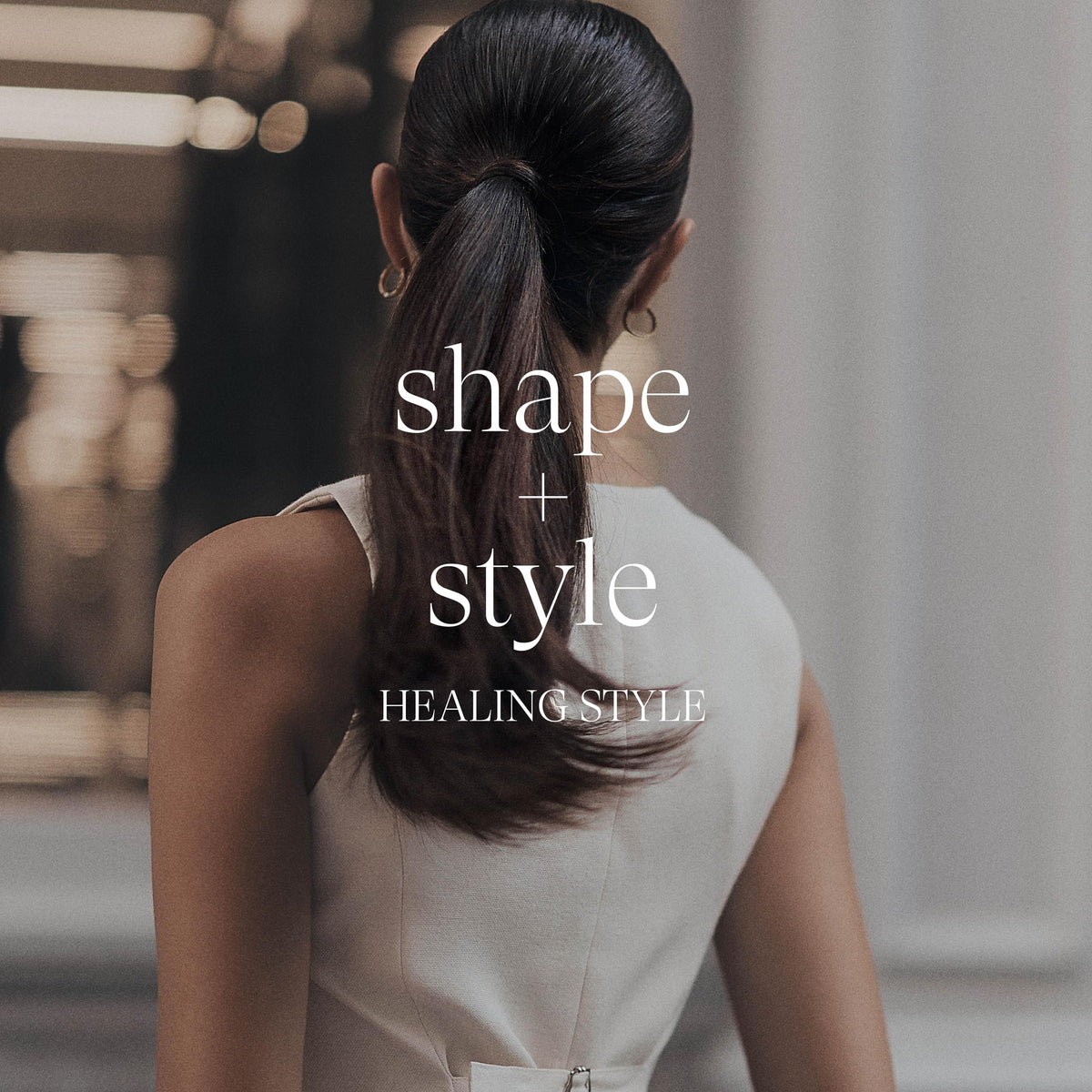 L’ANZA Healing Style Foundation Mousse heat protection during styling.