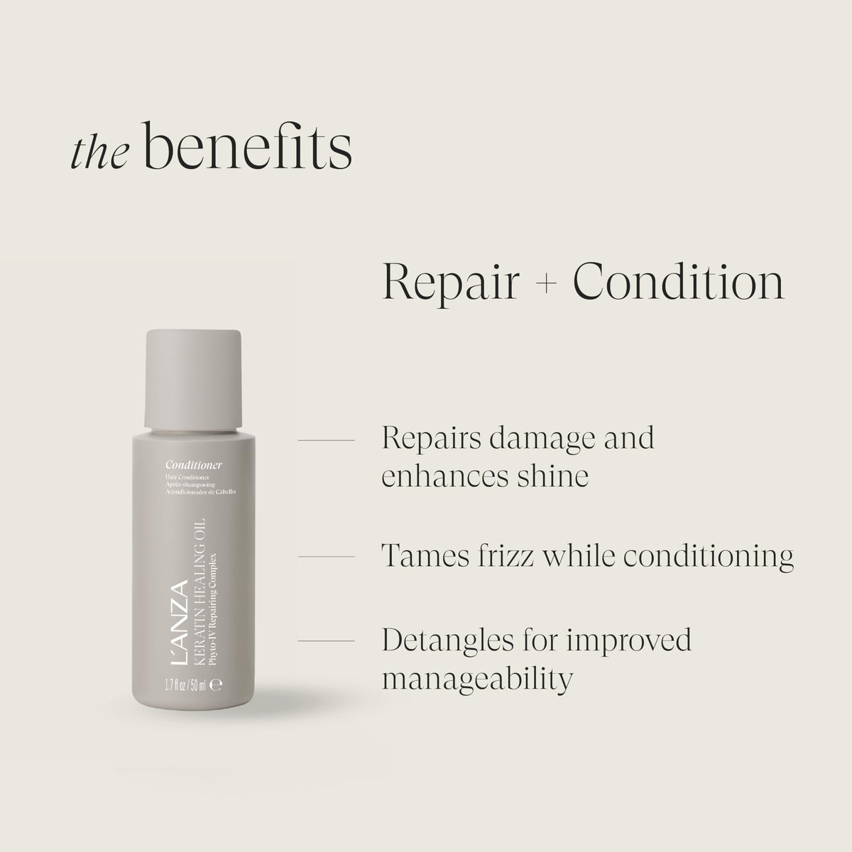 L’ANZA bottle pump shows easy detangling-friendly application.