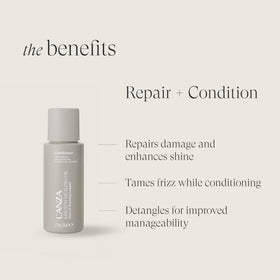 L’ANZA bottle pump shows easy detangling-friendly application.