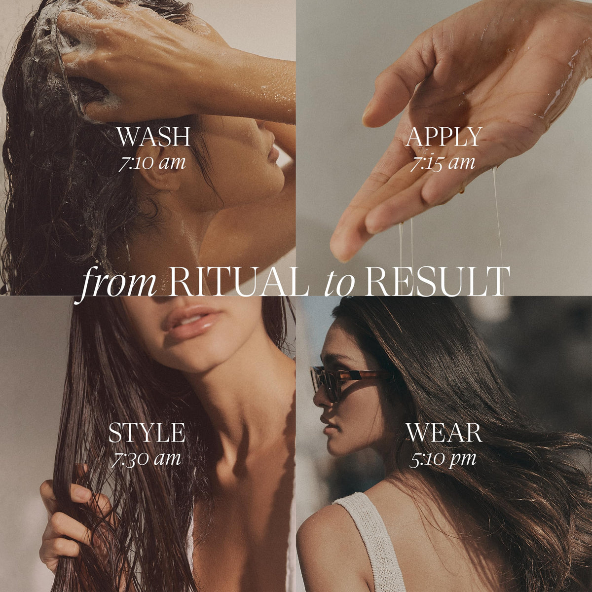 L’ANZA Keratin Healing Oil creates silky shine and luminous finish.