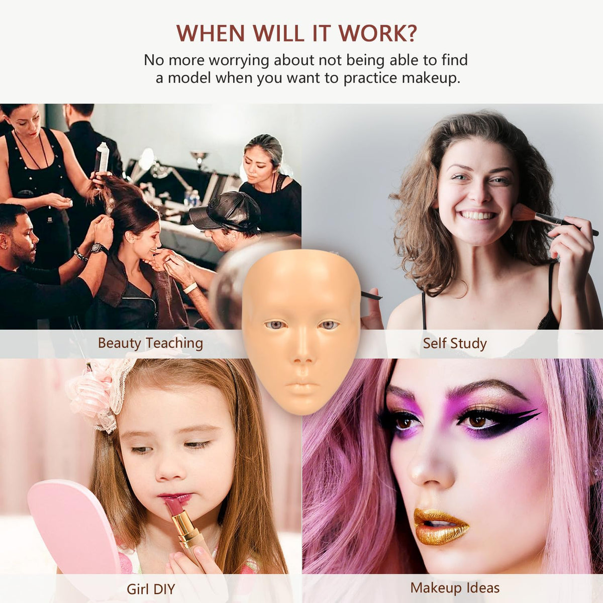 Laokiiy Makeup Face is easy to clean with remover or BB oil.