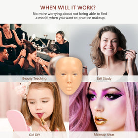 Laokiiy Makeup Face is easy to clean with remover or BB oil.