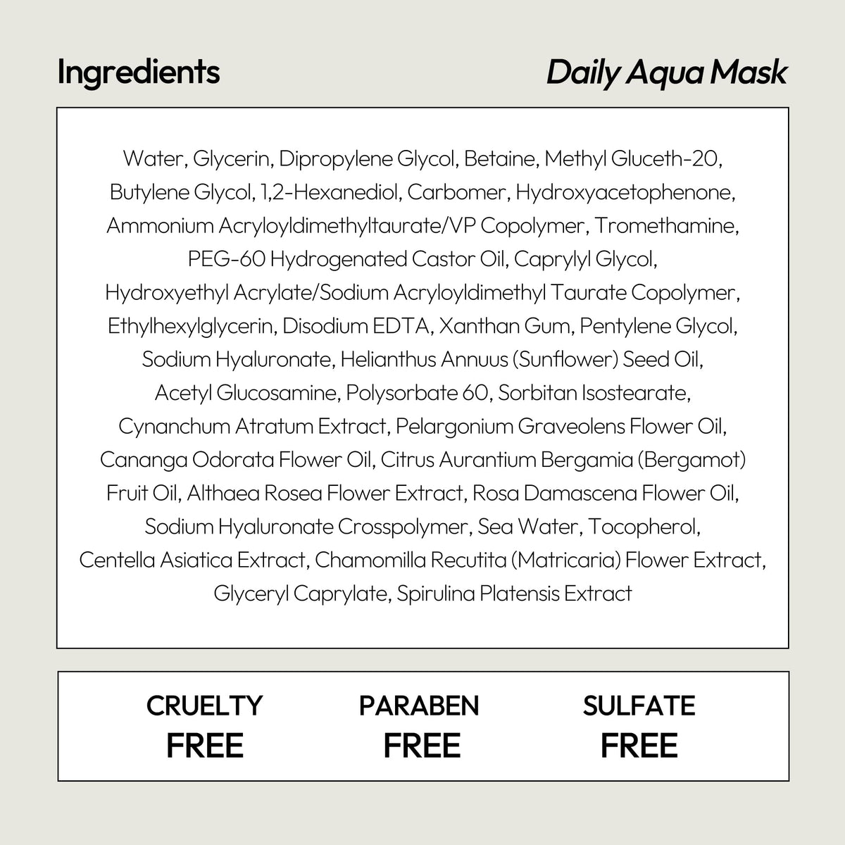 LAPCOS Aqua Sheet Mask dry-skin use illustrating instant hydration potential