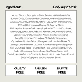 LAPCOS Aqua Sheet Mask dry-skin use illustrating instant hydration potential