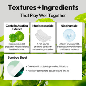 LAPCOS Centella Asiatica extract detail highlighting soothing support