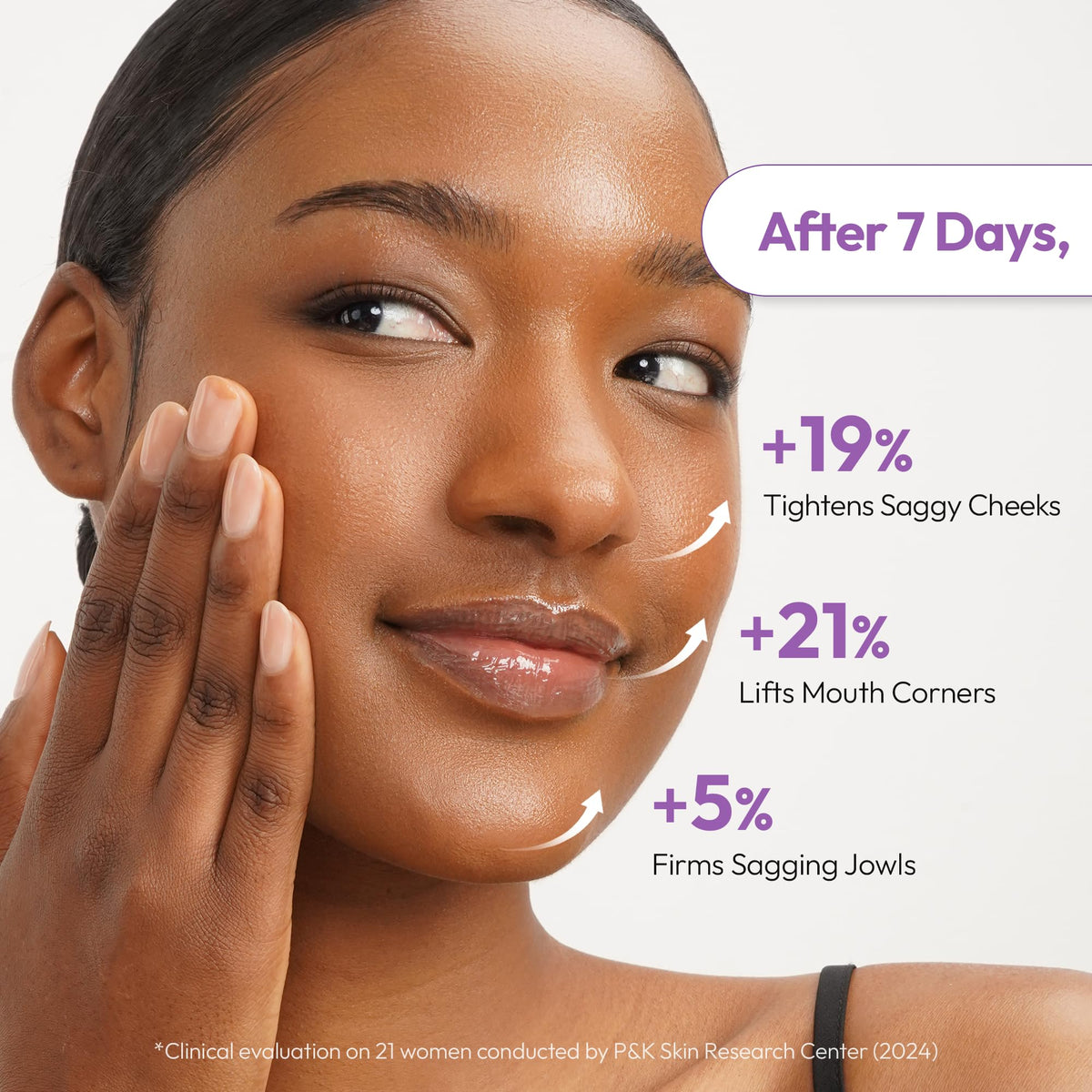 Lapcos color changing hydrogel signals active ingredient release during wear.