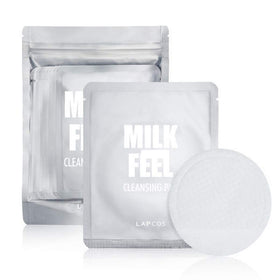 LAPCOS Milk Feel exfoliating pad pack shown for daily on-the-go skincare
