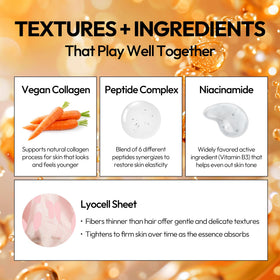 LAPCOS peptide-complex ingredients close-up highlighting skin-refreshing formula.