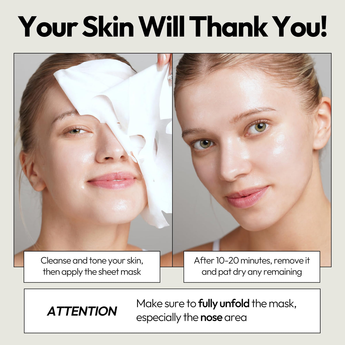 LAPCOS post-use skin feels refreshed and hydrated.