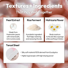 LAPCOS Rice Ferment skin texture closeup suggests refined surface.