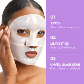 Lapcos night care with rose extract PDRN and hyaluronic acid.