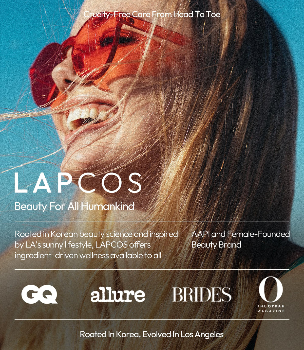 LAPCOS violet flower exfoliation softens texture for smoother skin.