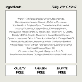 LAPCOS Vita C Sheet Mask application ritual shown for ease of use