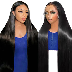 LAPONDAI 32 inch lace front wig with HD lace for a natural look.