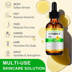 Laraspi Vitamin E Oil for nails and cuticles care.
