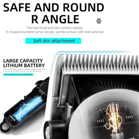 Largner adjustable blade system enabling seamless blends and sharp edges.