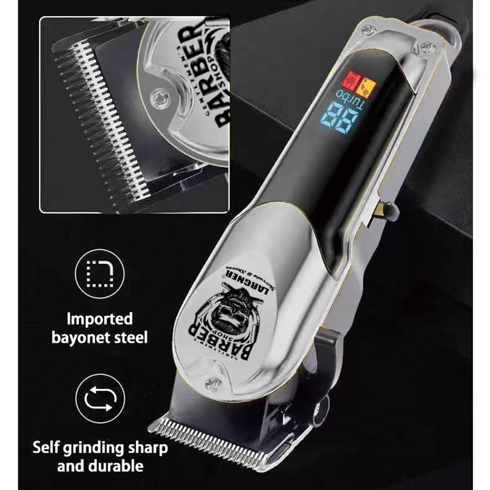 LARGNERSHAVER precision beard trimmer for clean edges and detailed shaping.
