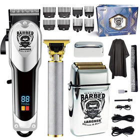LARGNERSHAVER professional hair clipper kit for precise home grooming and fades.