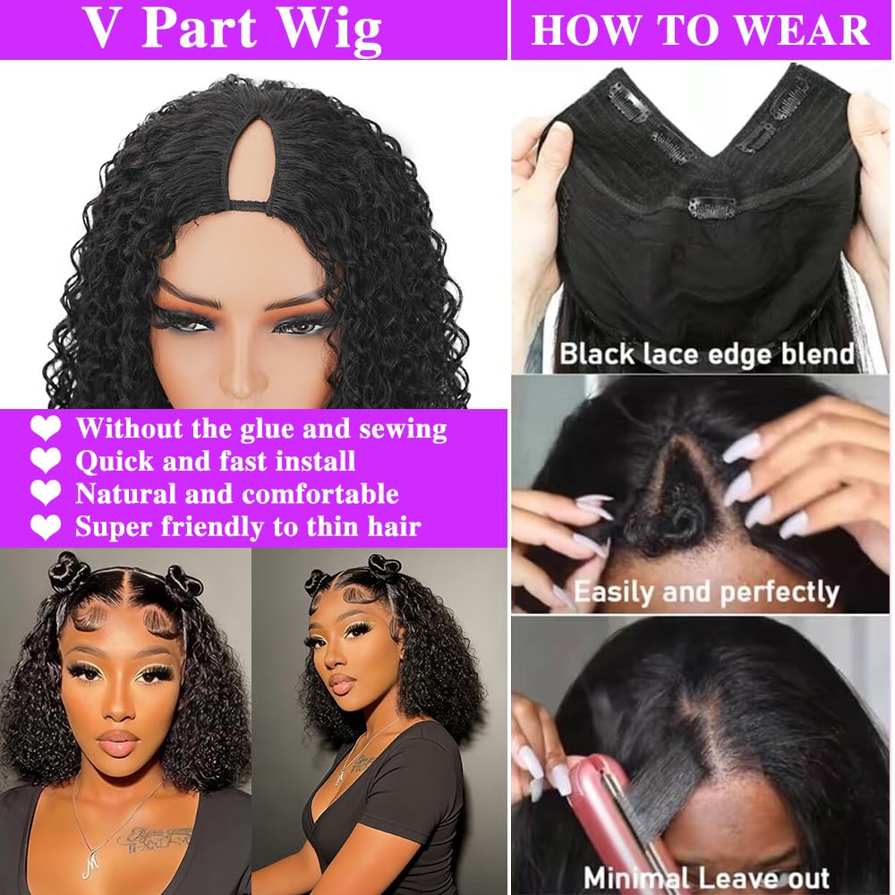 Larhali 100% Brazilian human hair for soft feel.