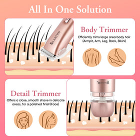 LARTHD Flawless versatile all-over grooming tool for body hair.
