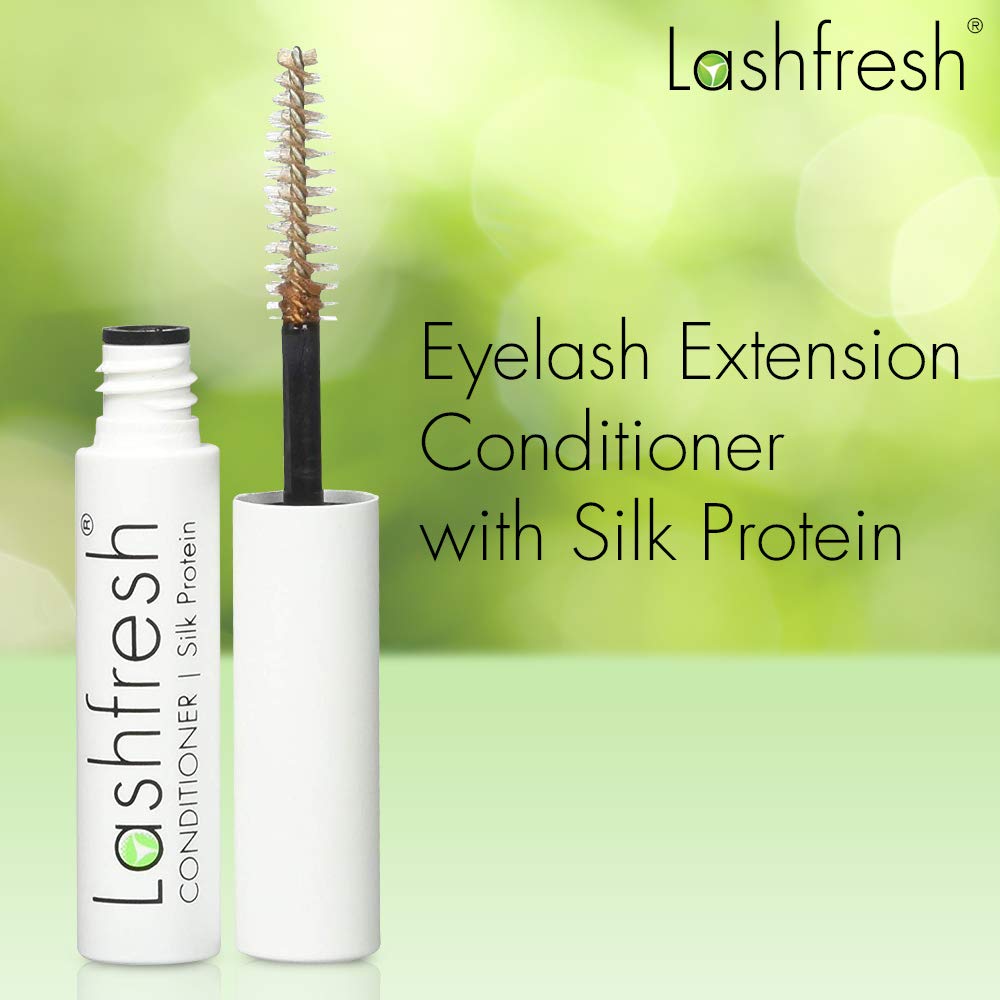 Lashfresh gentle brush applicator enables precise application on delicate lashes