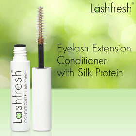 Lashfresh gentle brush applicator enables precise application on delicate lashes