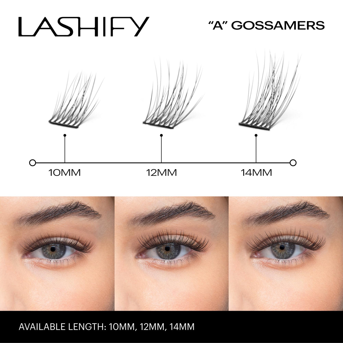 Lashify Amplify 10mm Gossamer application setup showing precise tool compatibility