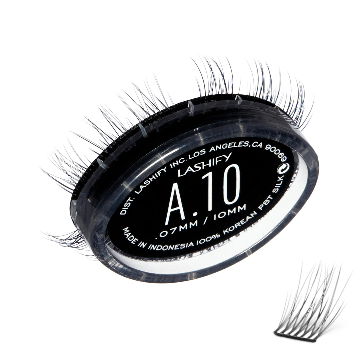 Lashify Amplify 10mm Gossamer bundle for a natural daily look