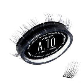 Lashify Amplify 10mm Gossamer bundle for a natural daily look