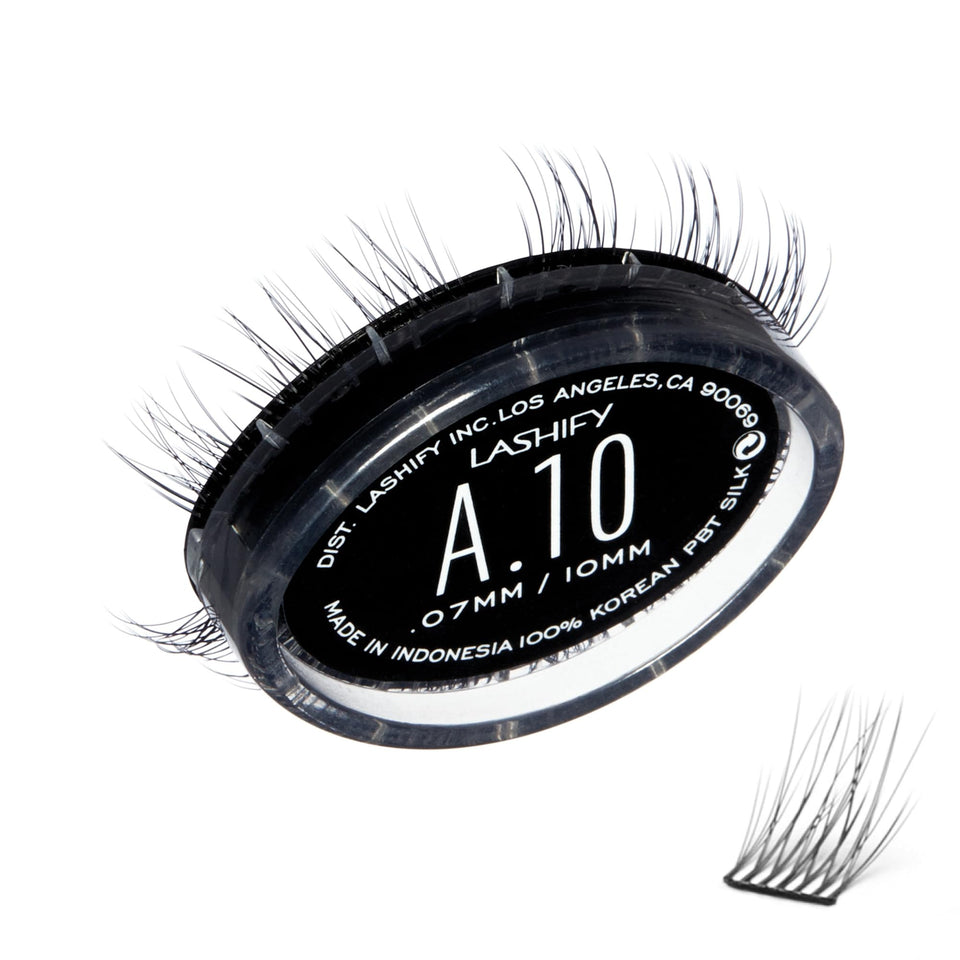 Lashify Amplify 10mm Gossamer bundle for a natural daily look