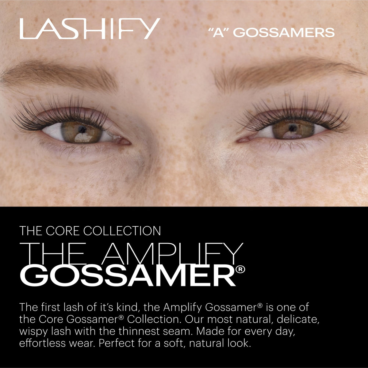 Lashify Amplify 10mm Gossamer cartridge closeup highlighting delicate build