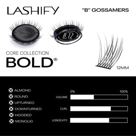Available Lashify lengths 8-18mm for customizable styling