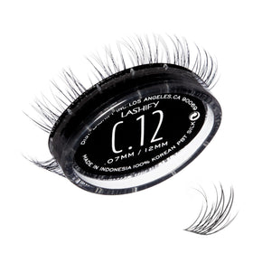 Lashify Curl 12mm Gossamer refill in black for a natural lift
