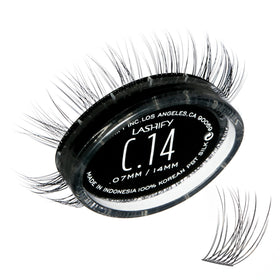 Lashify Curl 14mm Gossamer refill shows natural curl for everyday wear.